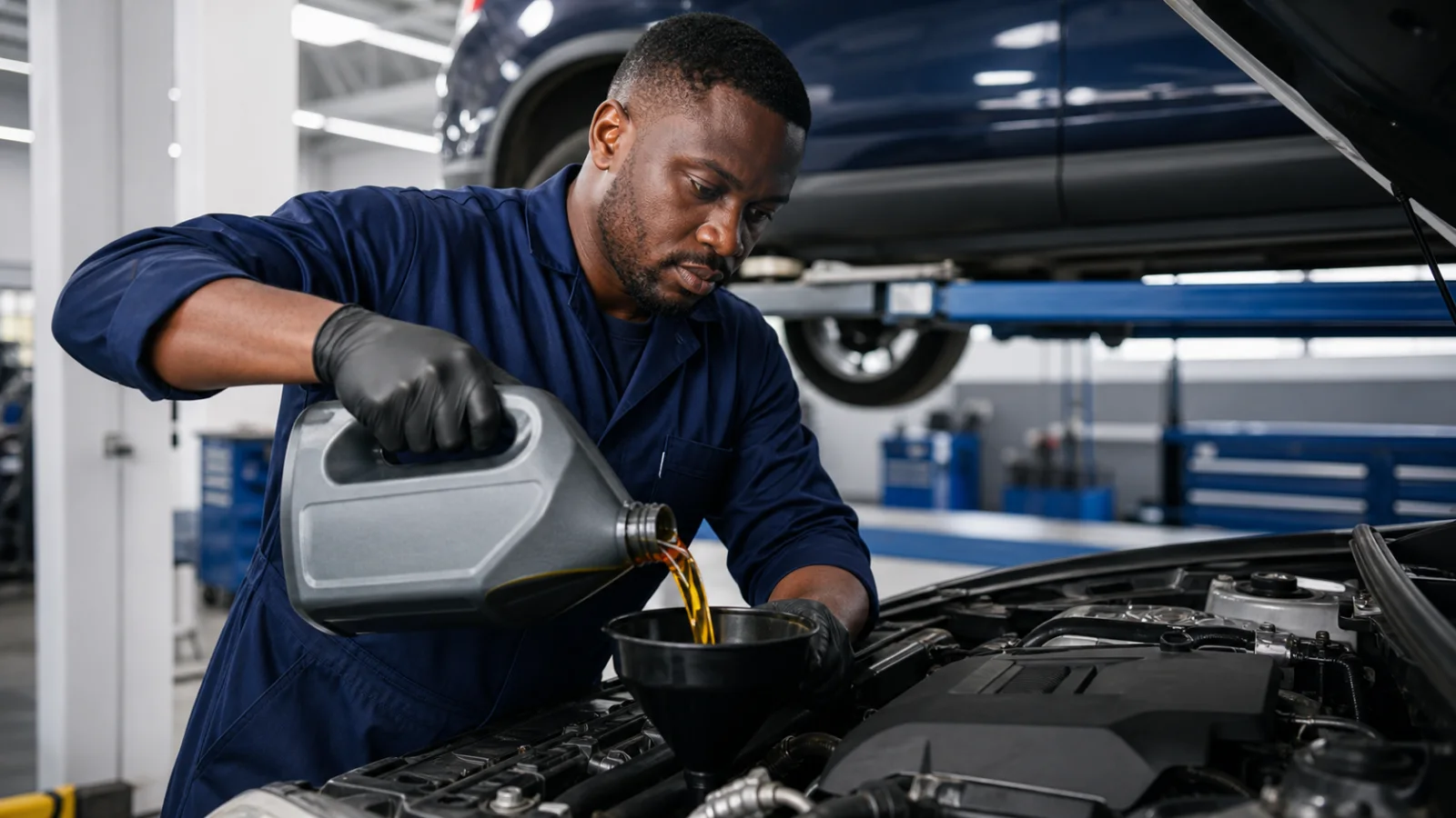 Oil Service service at CarPlug Ghana